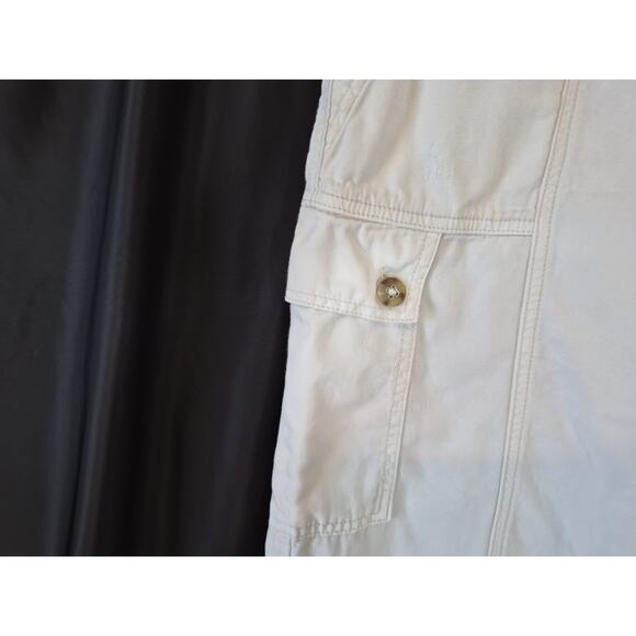 Anthropologie Womens White The Carson Utility Barrel Pants US 2 - Picture 7 of 12